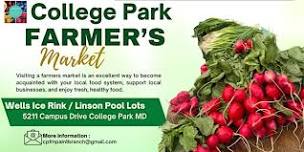 College Park Farmer's Market @ Paint Branch Parkway ~ June 8 ,  8 AM - 1PM