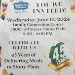 Stony Plain Meals on Wheels 45 year Anniversary