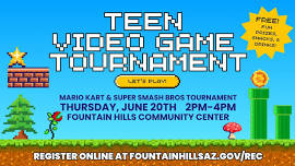 Teen Video Game Tournament