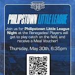 Hudson Valley Renegades x Philipstown Little League