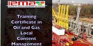 Certificate in Oil and Gas Local Content Management