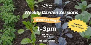 Wednesday garden sessions