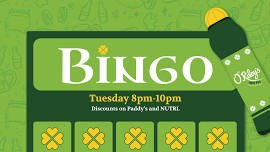 Bingo at O’Riley’s!