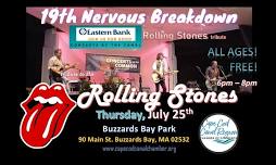 Rolling Stones tribute, 19th Nervous Breakdown, at Buzzards Bay Park in Buzzards Bay MA