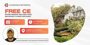 FREE CE Storm Damage & Realtors: Insurance Claims Explained