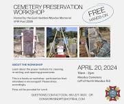 Cemetery Preservation Workshop (hands-on)