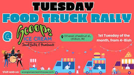 Tuesday Food Truck Rally @ Scoops