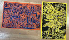 Craft Night: Van Gogh Relief Printing