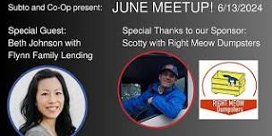 Subto and The Co-Op Presents  The June Meet-Up