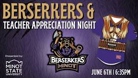 Berserkers and Teacher Appreciation Night at the Hot Tots Game