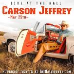 Carson Jeffrey Live at Memorial Hall