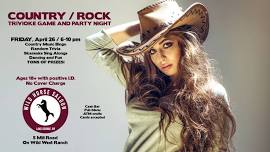 Country/Rock Game & Party Night @ The Wild Horse