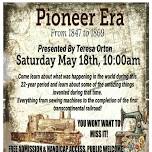 Pioneer Era Lecture