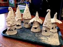 Clay Fairy Houses