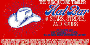 TURQUOISE TRAILER HAT BAR @ STARS, STRIPES, AND SPURS