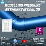 Modelling Pressure Pipe in Autodesk Civil 3D