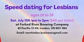 Speed Dating for Lesbians! (ages around 20 to 35)