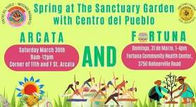 Spring at the Sanctuary Garden with Centro del Pueblo