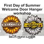 First Day of Summer Welcome Door Hanger workshop