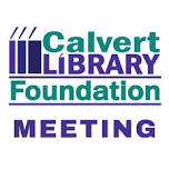 Calvert Library Foundation Meeting