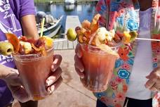 Bloody Mary Bar at Canal House Restaurant