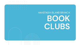 Anastasia Island Adult Book Club