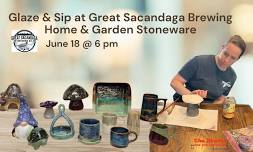 Glaze & Sip at Great Sacandaga Brewing - Home & Garden Stoneware