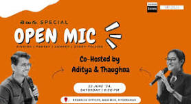 Telugu Special Open Mic By Kya Bolte Hyderabad - Redbrick Maximus