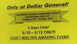 Seasonal &Core Clearance Event