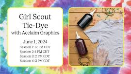 Girl Scout Tie-Dye