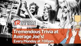 Monday Night Trivia at Average Joe’s Sherwood Park!