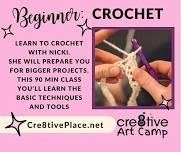 Beginner Crochet Cre8tive Art Camp