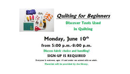 Quilting for Beginners