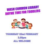 Wash Common Library Rhyme Time For Toddlers