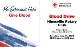 Hinesville Rotary Club Blood Drive