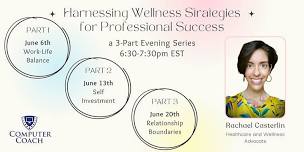 Harnessing Wellness Strategies for Professional Success: 3-Part Series