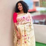 silk Linen Saree