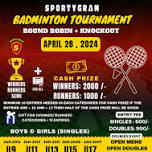 SPORTYGRAM  BADMINTON TOURNAMENT - LOTUS BADMINTON CLUB