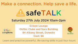 safeTALK Suicide Alertness and Prevention Workshop