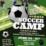 *Free* PHS Panthers Soccer Camp