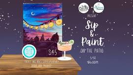 Sip and Paint on the Patio