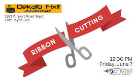 Ribbon Cutting - DeKalb Fixit