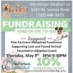 Fundraiser to Support Paw Partners Unleashed and Lost and Found Animal Foundation