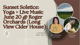 Sunset Solstice: Yoga + Live Music