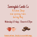 Kitchen Shop - open today — Sunningdale Candle Co