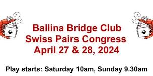 Ballina Bridge Club Swiss Pairs - 2024