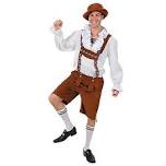 Mens Lederhosen Oktoberfest Bavarian German Beer Festival Fancy Dress Costume