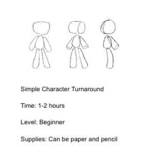 Digital Animation: Simple Character Turnaround