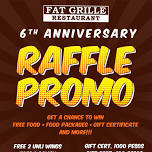 Come and Dine In with Us and Win Amazing Prizes for Our 6th Year Anniversary Celebration