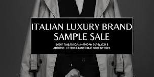 New York Italian luxury brand sample sale up to 80% off - Long Island